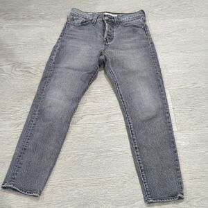 Levi's Women's Gray Straight Leg Jeans